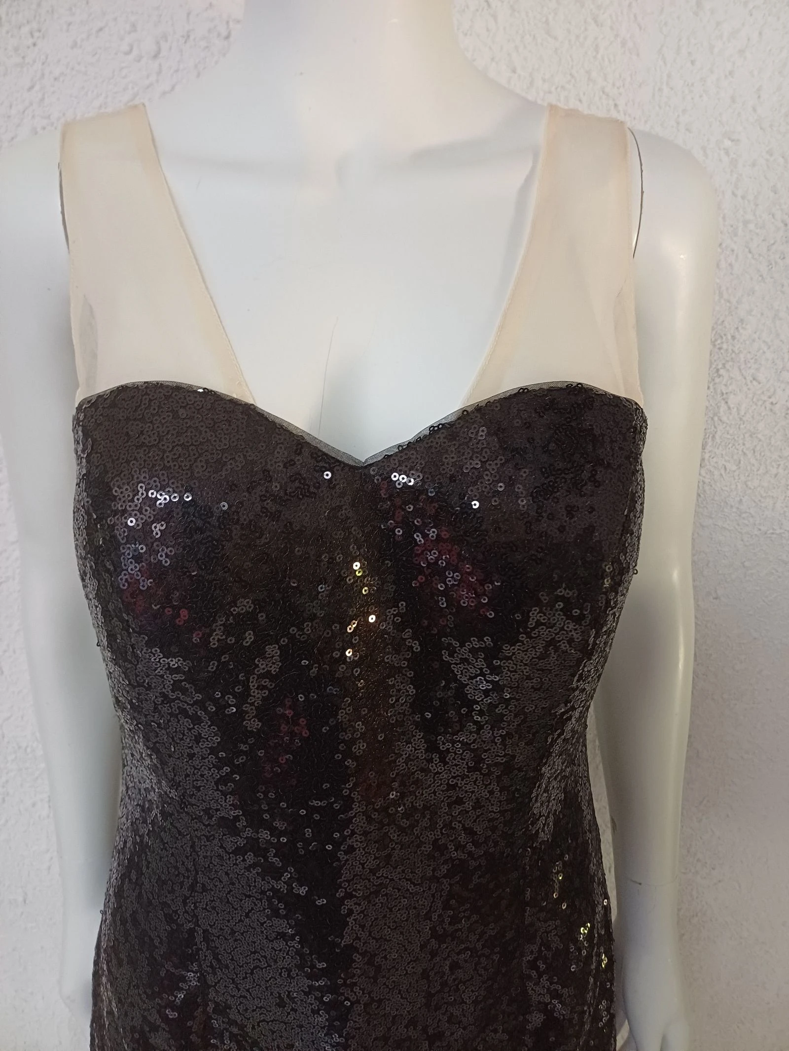 Vestido de festa preto brilhante - 36 – photo 3